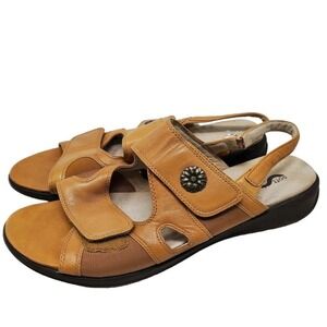 Softwalk Leather Slingback Adjustable Open Toe Sandals Women Size 12M
